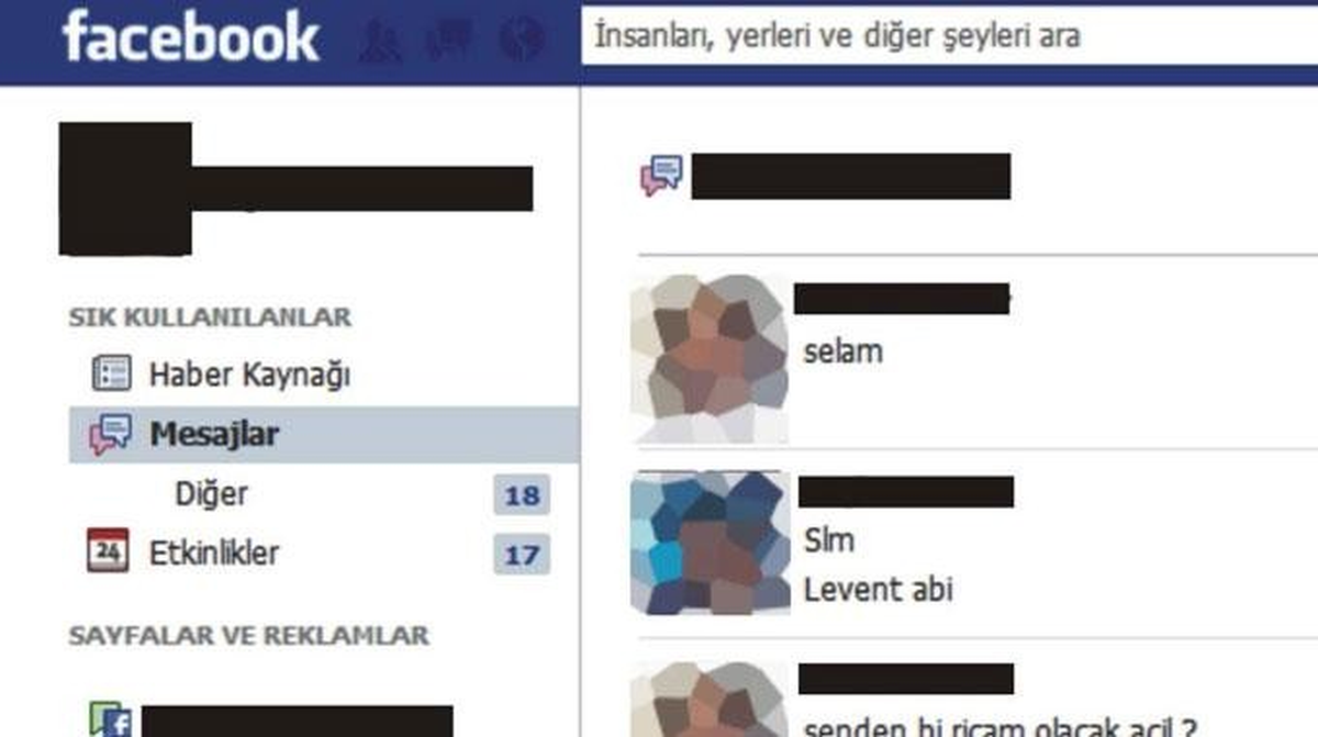 Facebook\'tan Telefon Dolandırıcılığı