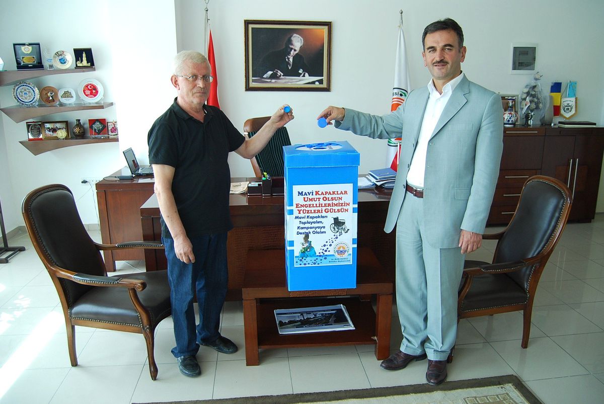 Gemlik'te Mavi Kapak Toplama Kampanyası