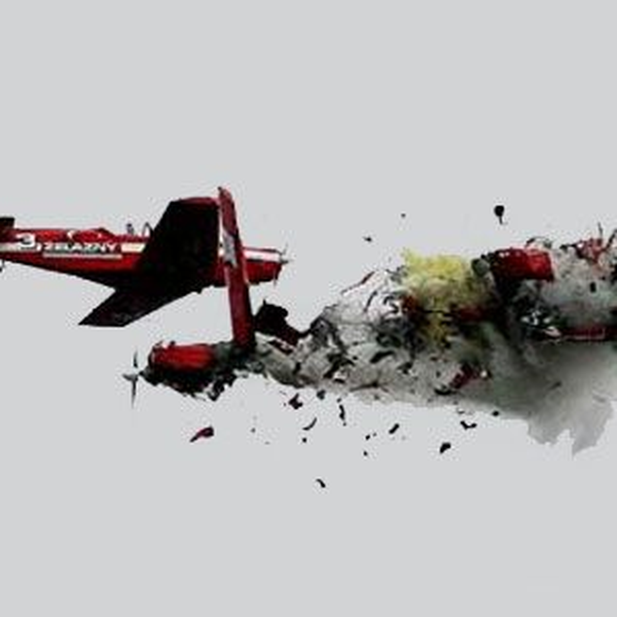 İki Uçağın Havada Çarpışma Anı Böyle Görüntülendi