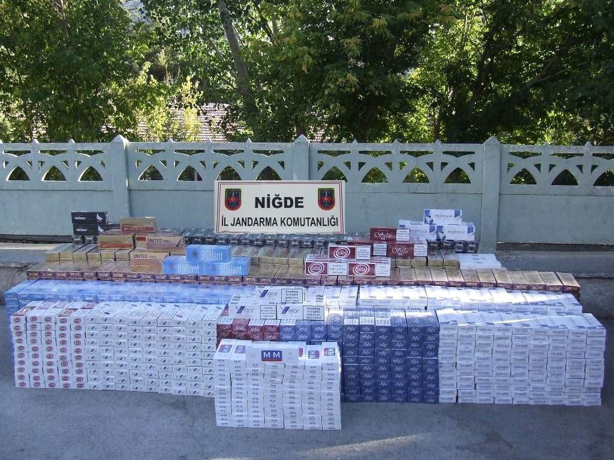 Niğde\'de 24 Bin Kaçak Sigara Yakalandı