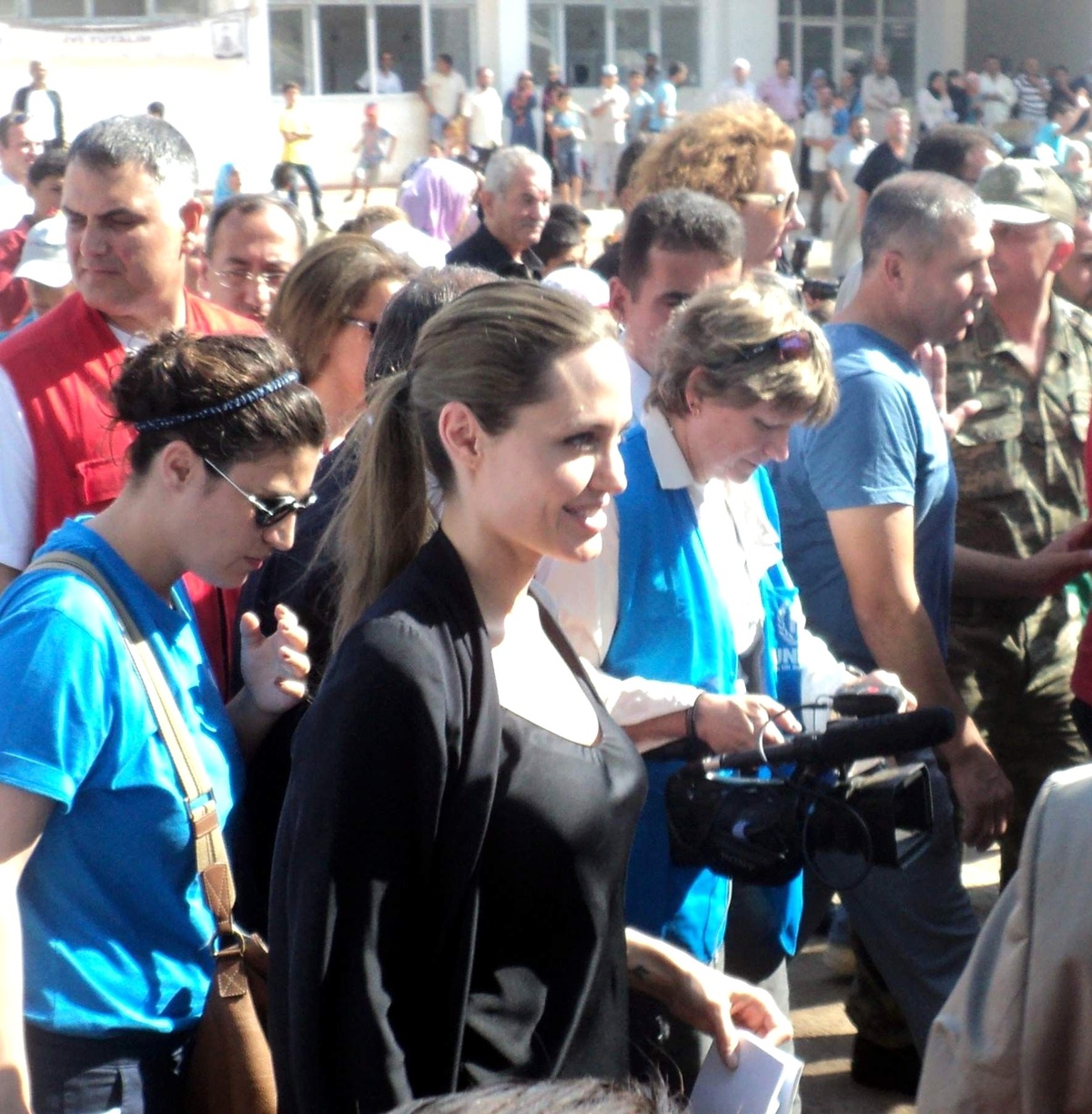 BM Özel Temsilcisi Angelina Jolie, Gaziantep\'ten Ayrıldı