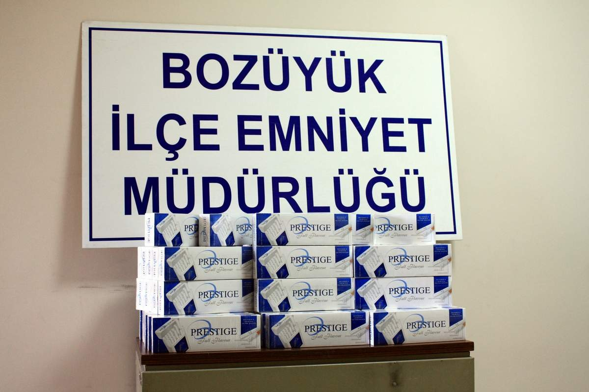 Bozüyük\'te Kaçak Sigara Operasyonu