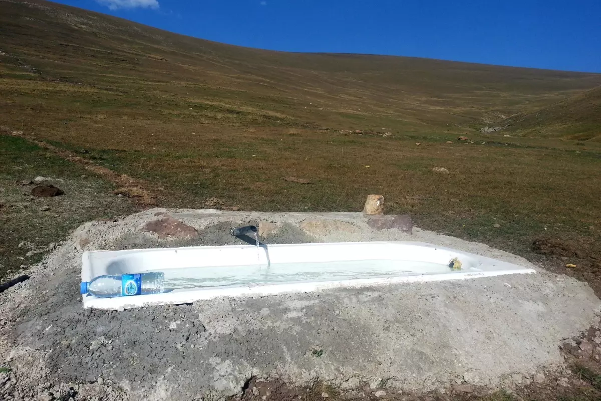 Bu da Küvet'ten Çeşme!