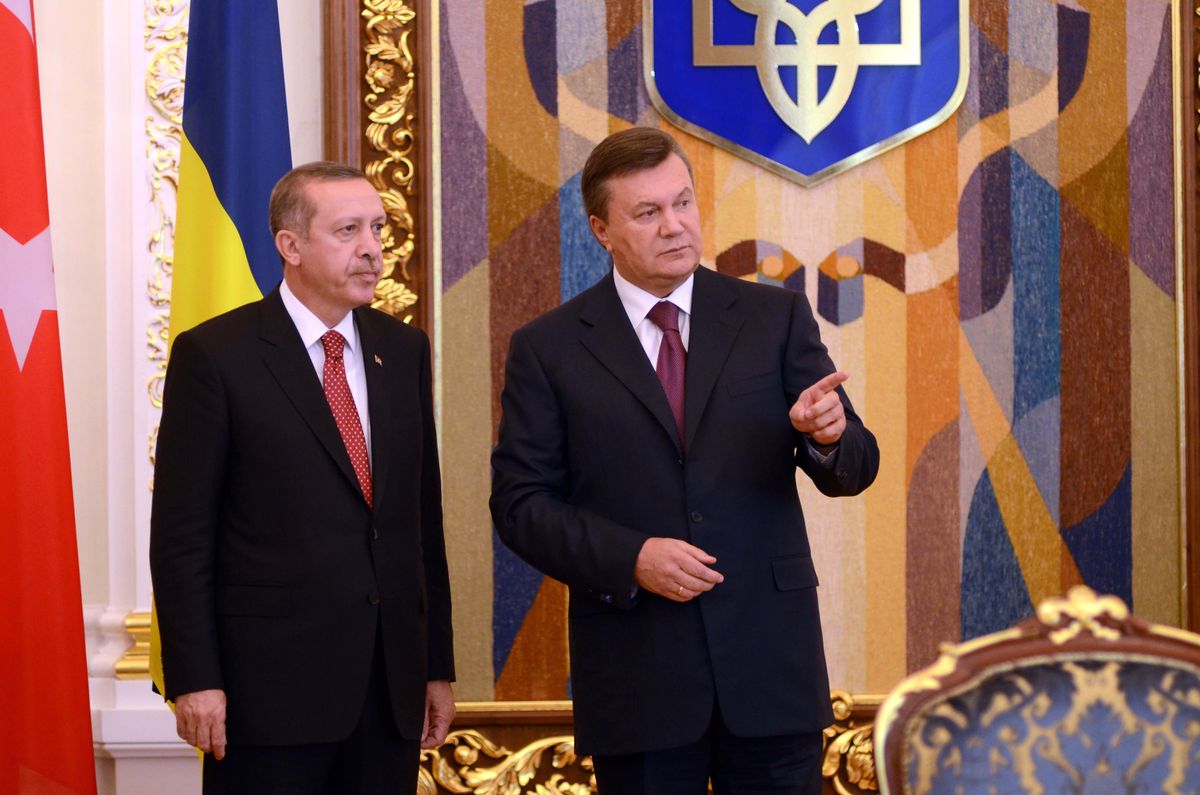 Erdoğan\'a Kiev\'de Devlet Başkanı Statüsünde Karşılama