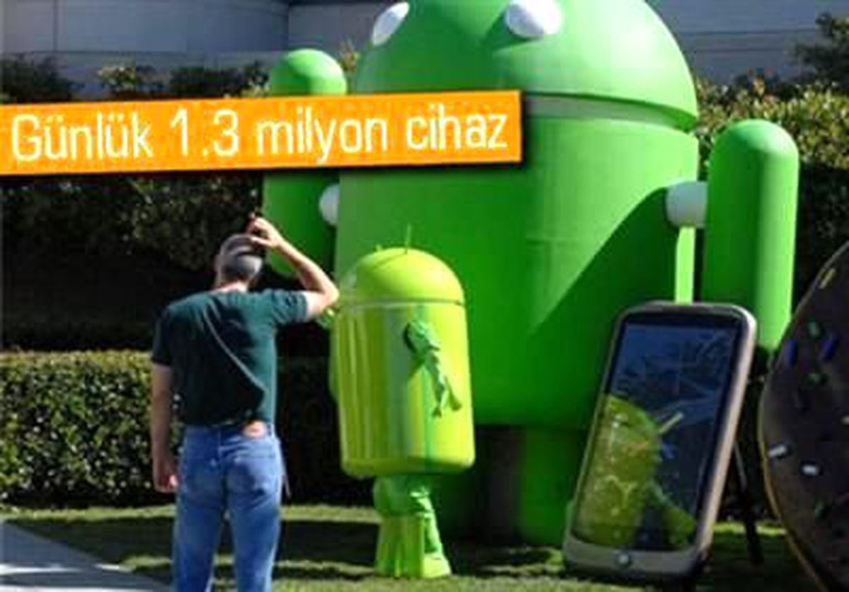 Google: Bugüne Kadar 500 Milyon Android Cihaz Aktif Edildi