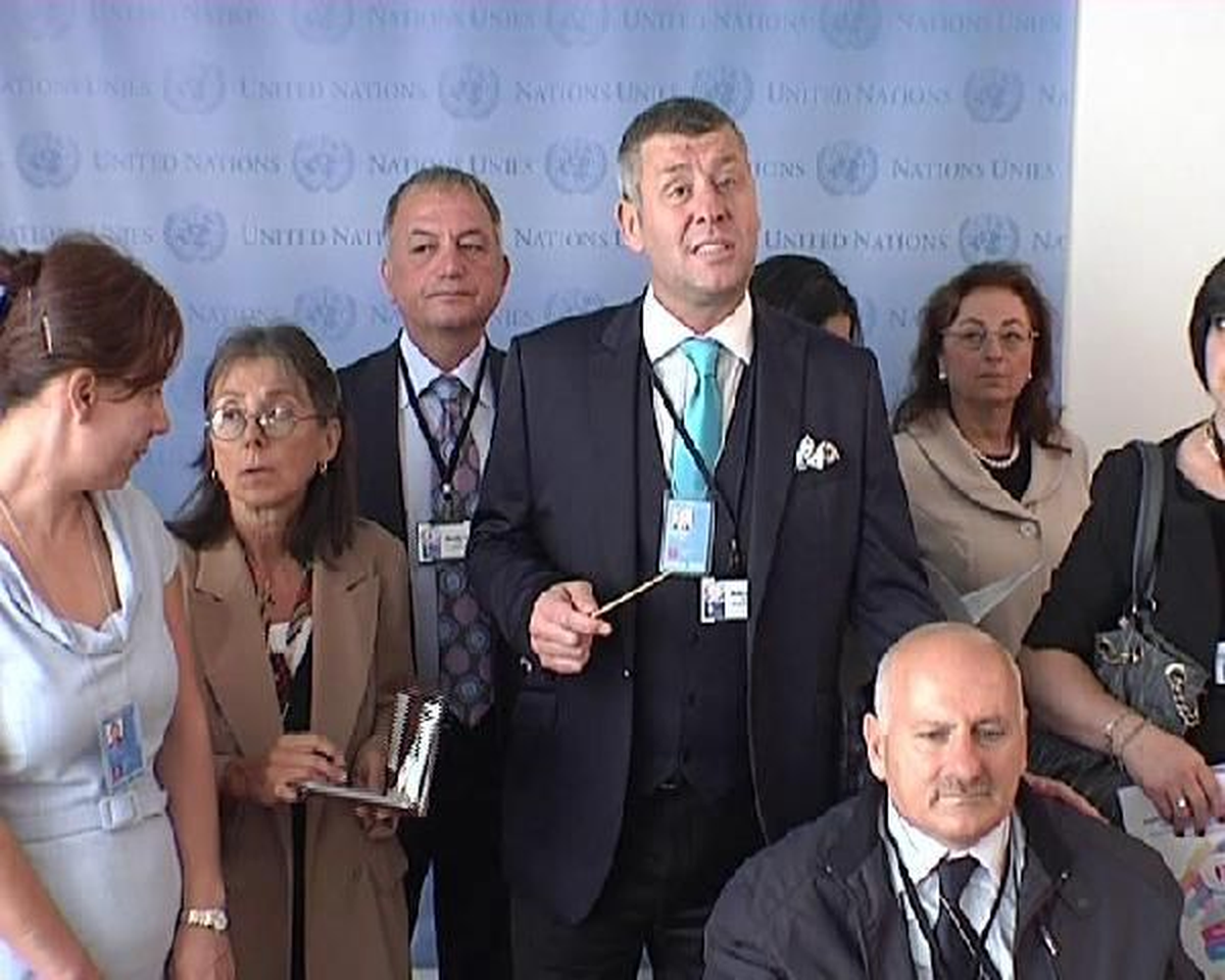 Metin Şentürk BM\'de Konuşma Yaptı