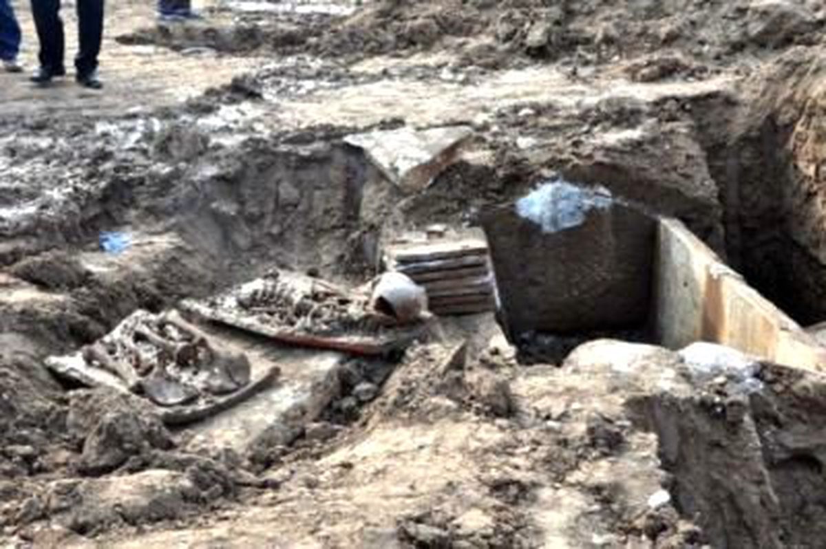 İnşaat Kazısında Lahit Bulundu