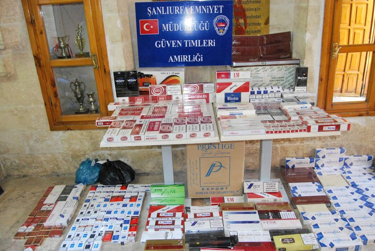 Şanlıurfa\'da 160 Paket Kaçak Sigara Ele Geçirildi