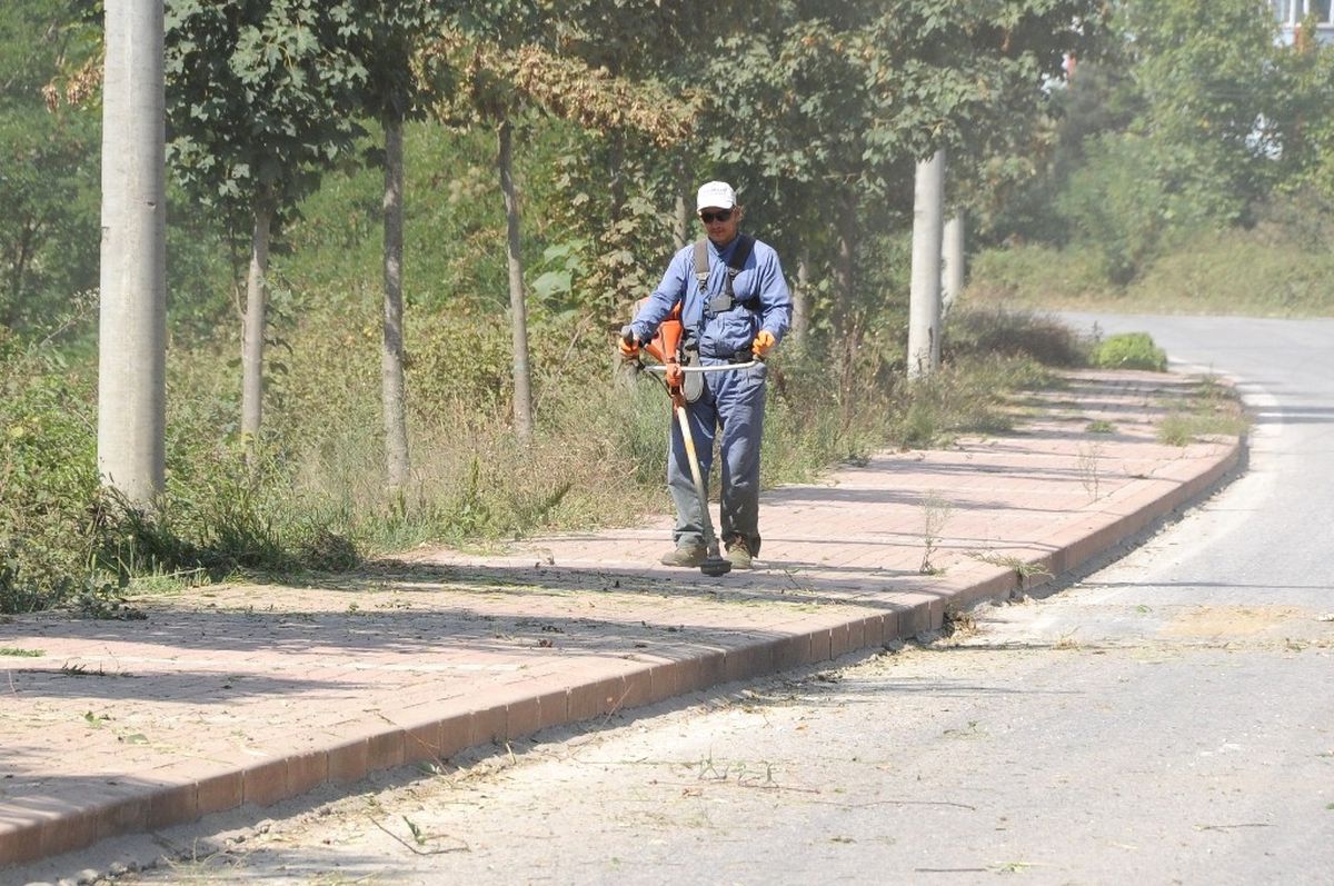 Başiskele\'de Yeşil Alanlara Düzenli Bakım