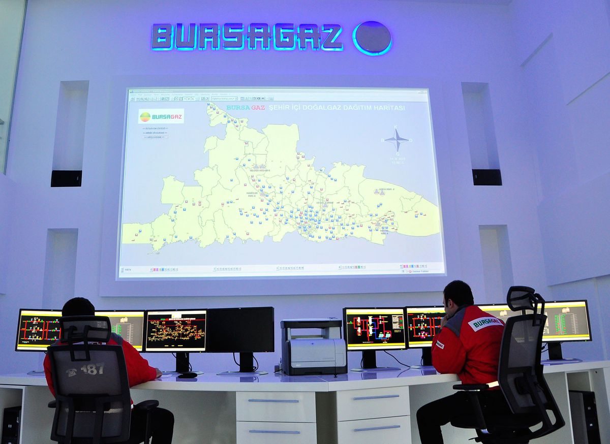 Bursagaz, Şebeke Kontrol Merkezi ile Güvenli Doğalgaz Akışı Sağlayacak