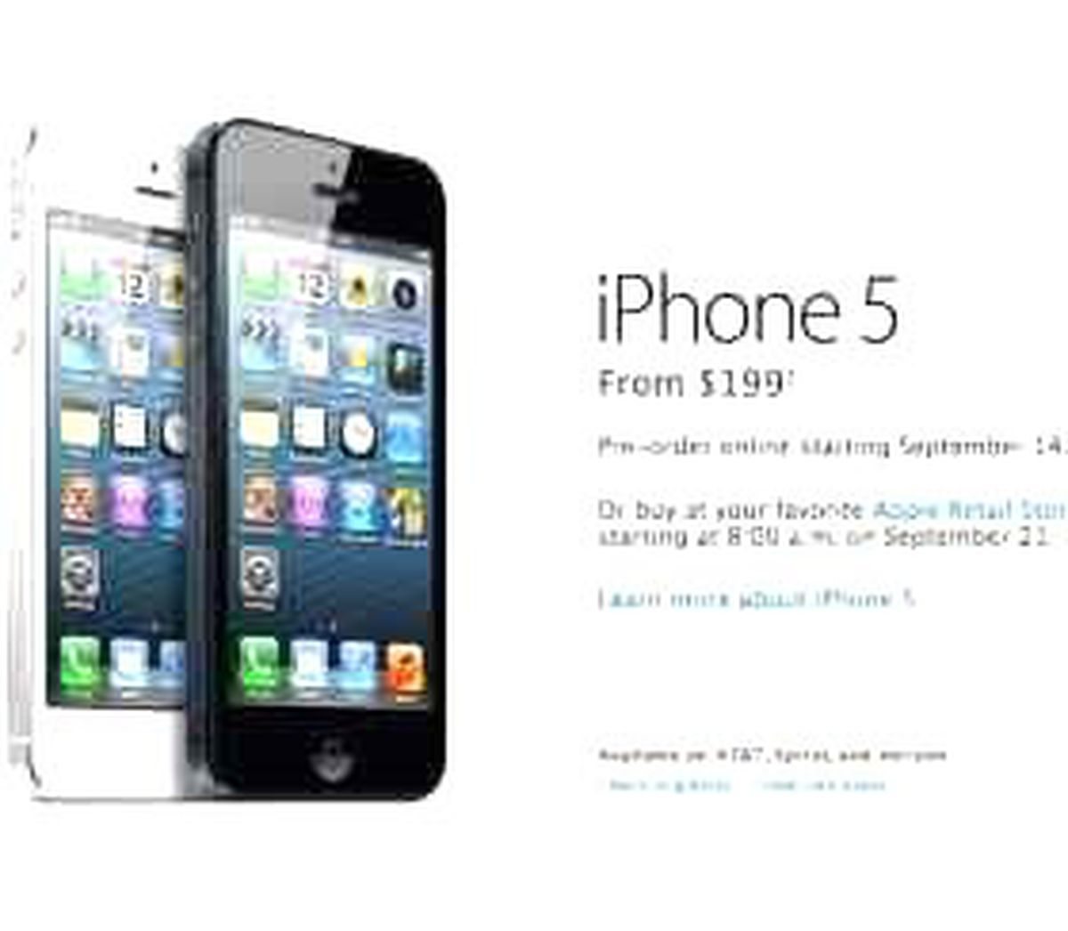İphone 5 Ön Siparişi Bugün Başlıyor!