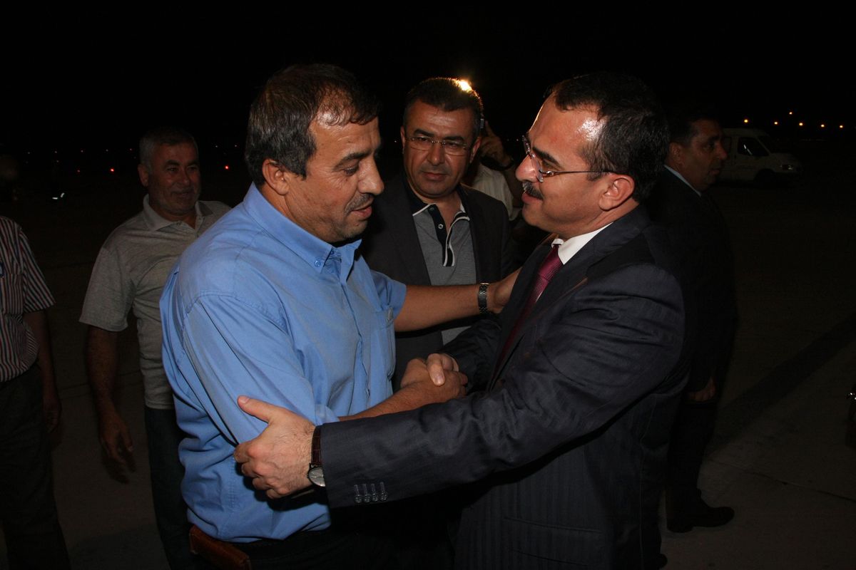 Türk TIR Şoförü Kurtarıldı