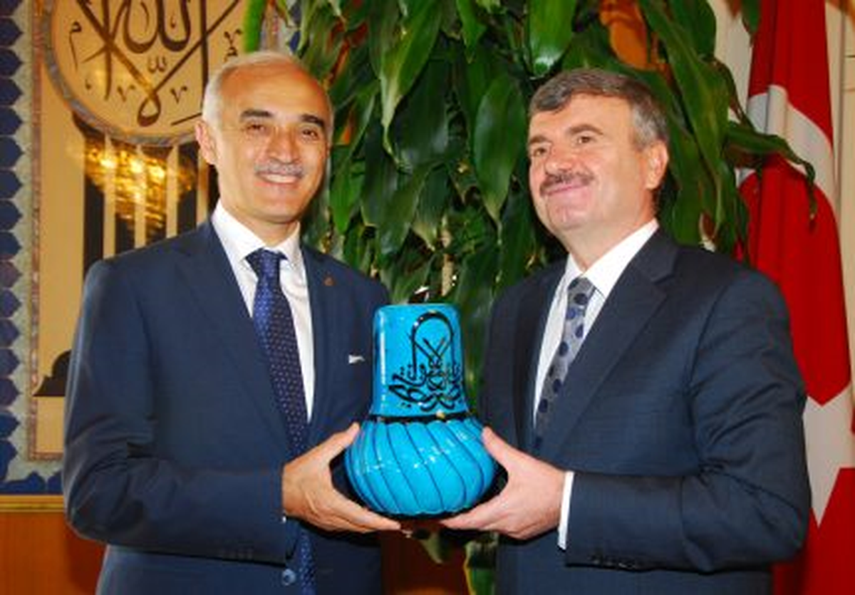 Olpak Başkan Akyürek\'i Ziyaret Etti