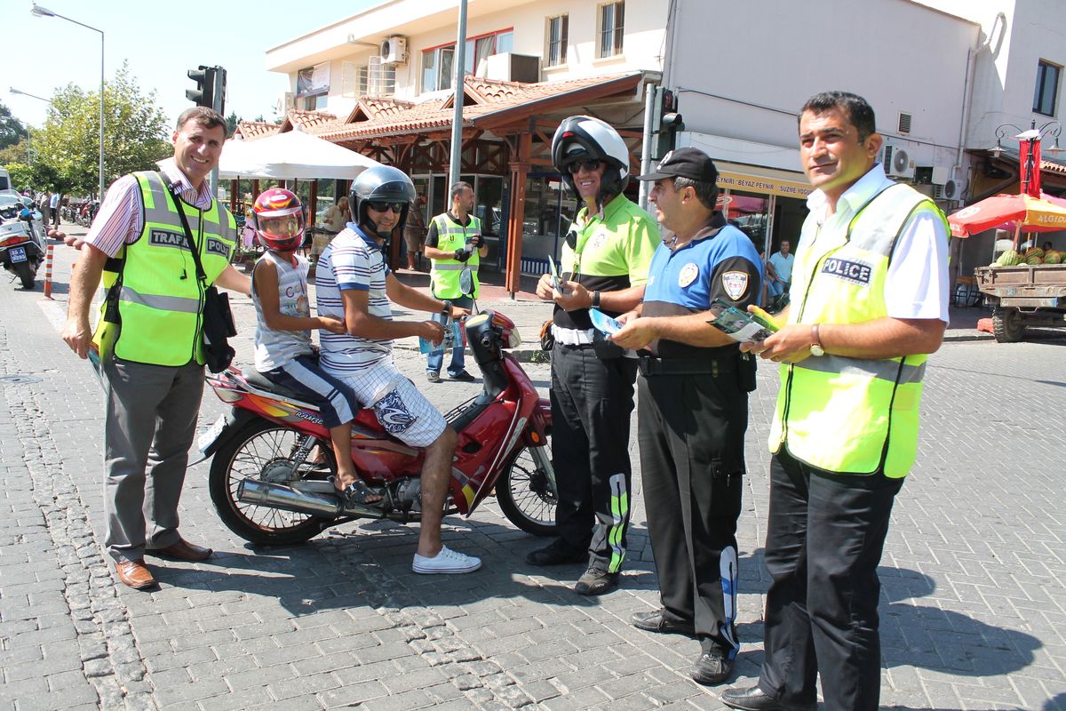 Selçuk\'ta Kask Uygulaması Yüzde 80 Başarılı