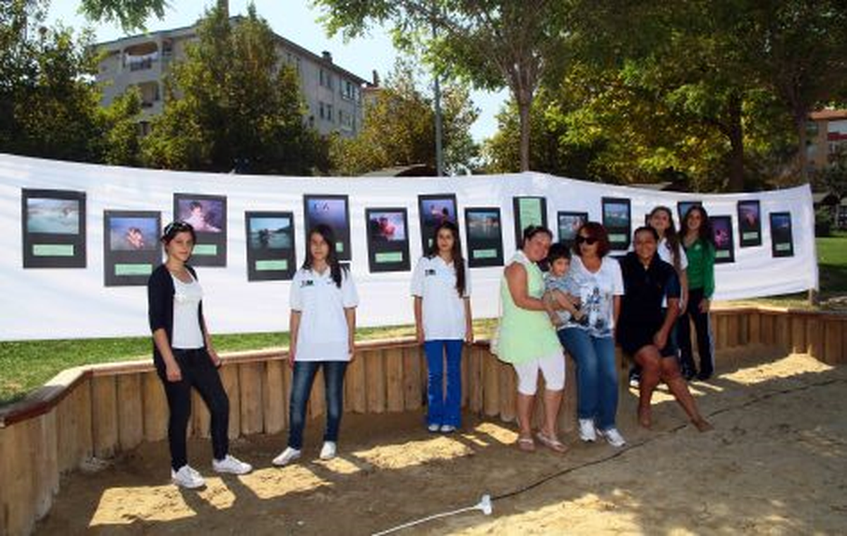 Altınkemer Sahilinde Engelli Öğrenciler Yarıştı
