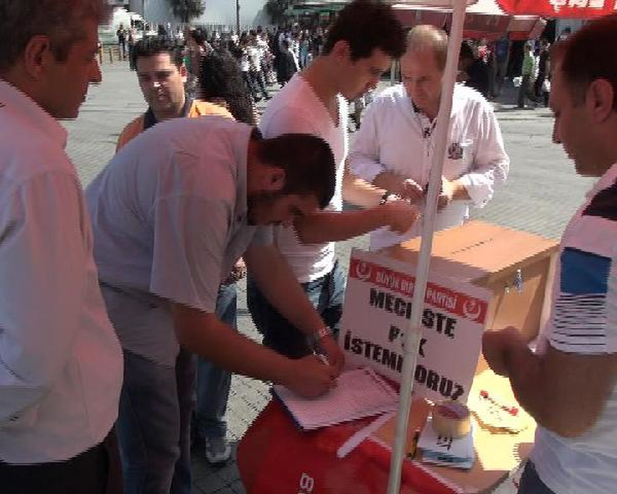 BBP İdam Cezası İçin İmza Kampanyası Başlattı