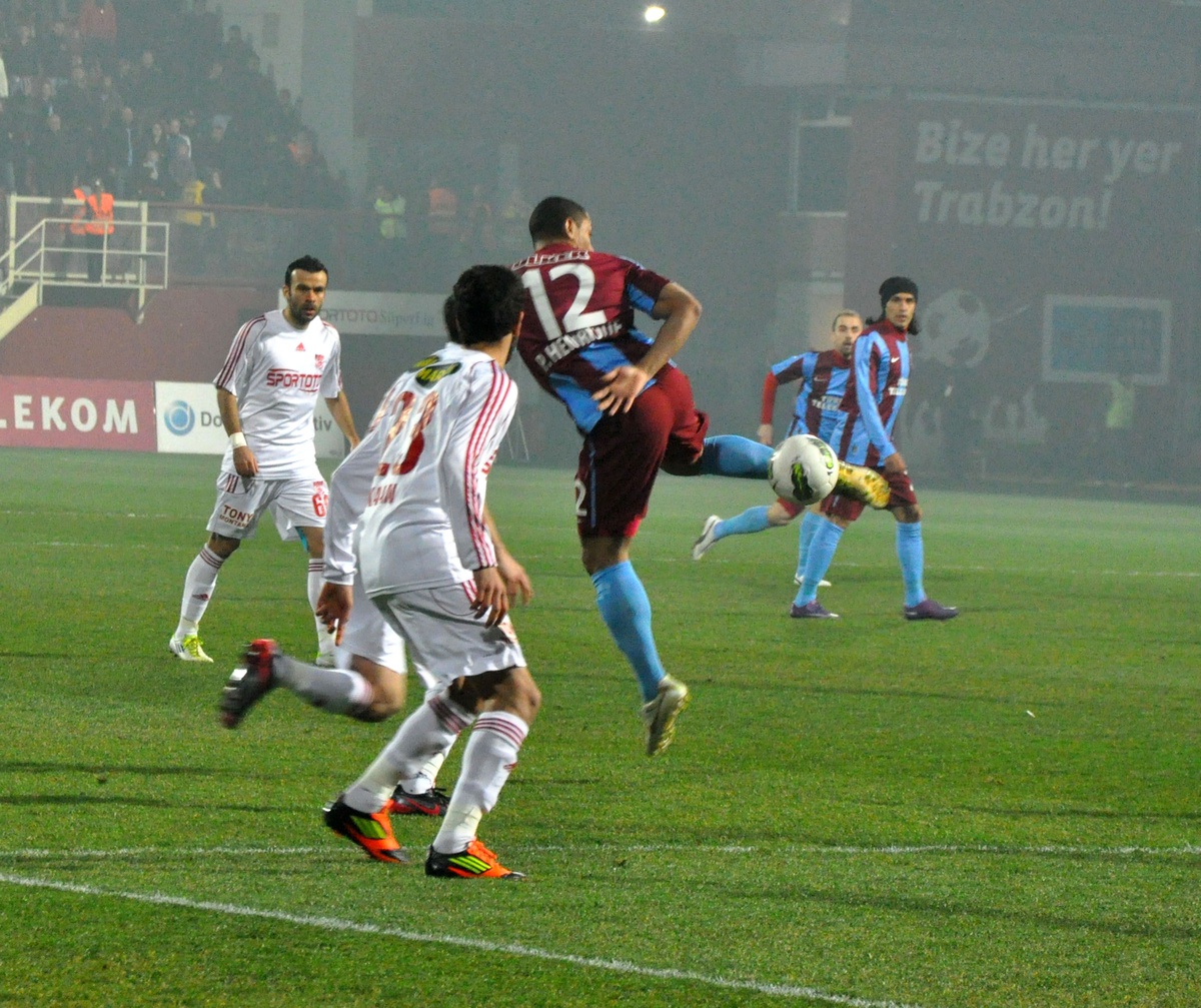 Trabzonspor ile Sivasspor, Ligde 15. Randevuda