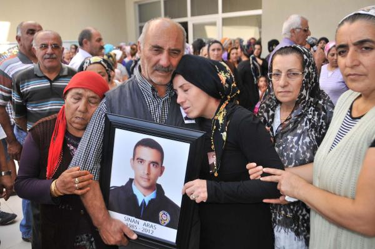 Trafik Kazasında Şehit Olan Polis Toprağa Verildi