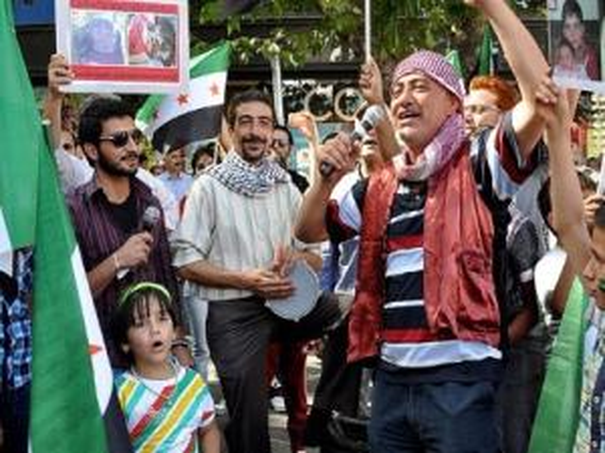 Ankara\'da Beşşar Esed\'e Protesto