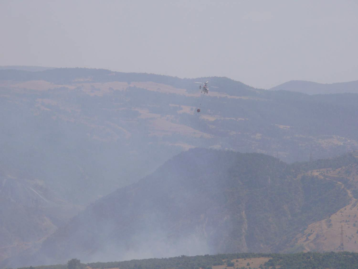 Arazi Yangını Korkuttu