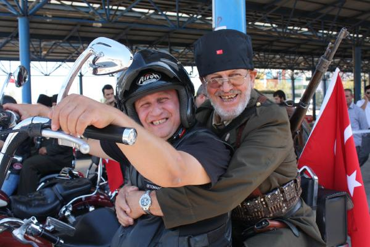 Gazilerin Motosiklet Turu Sevinci