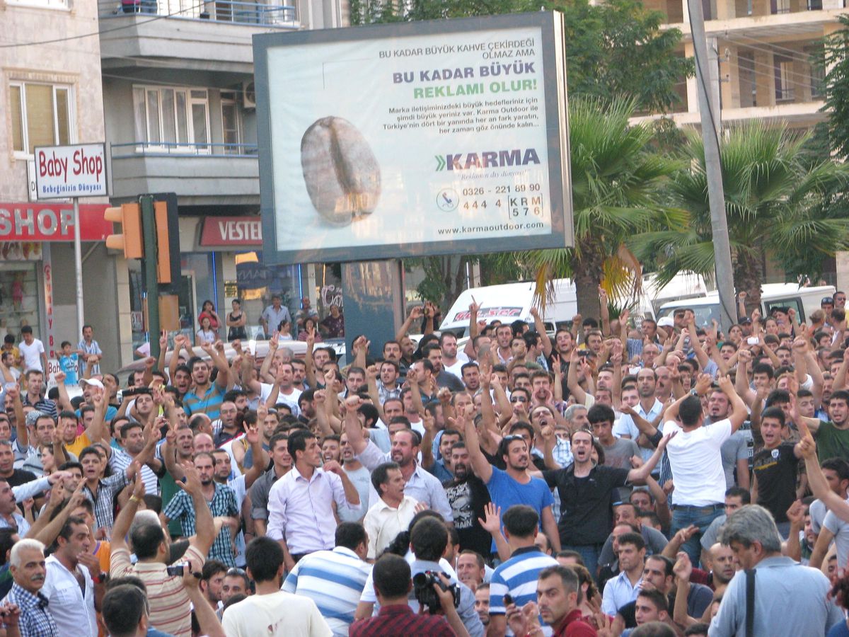 Hatay\'da İzinsiz Gösteri