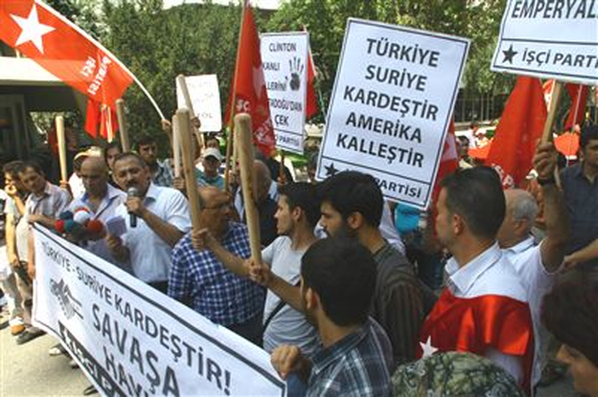 İşçi Partisi ABD Genelkurmay Başkanı Dempsey\'in Türkiye Ziyaretini Protesto Etti