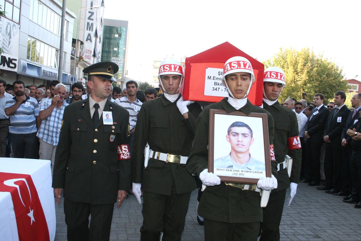 Şehit Onbaşı Çağun, Toprağa Verildi