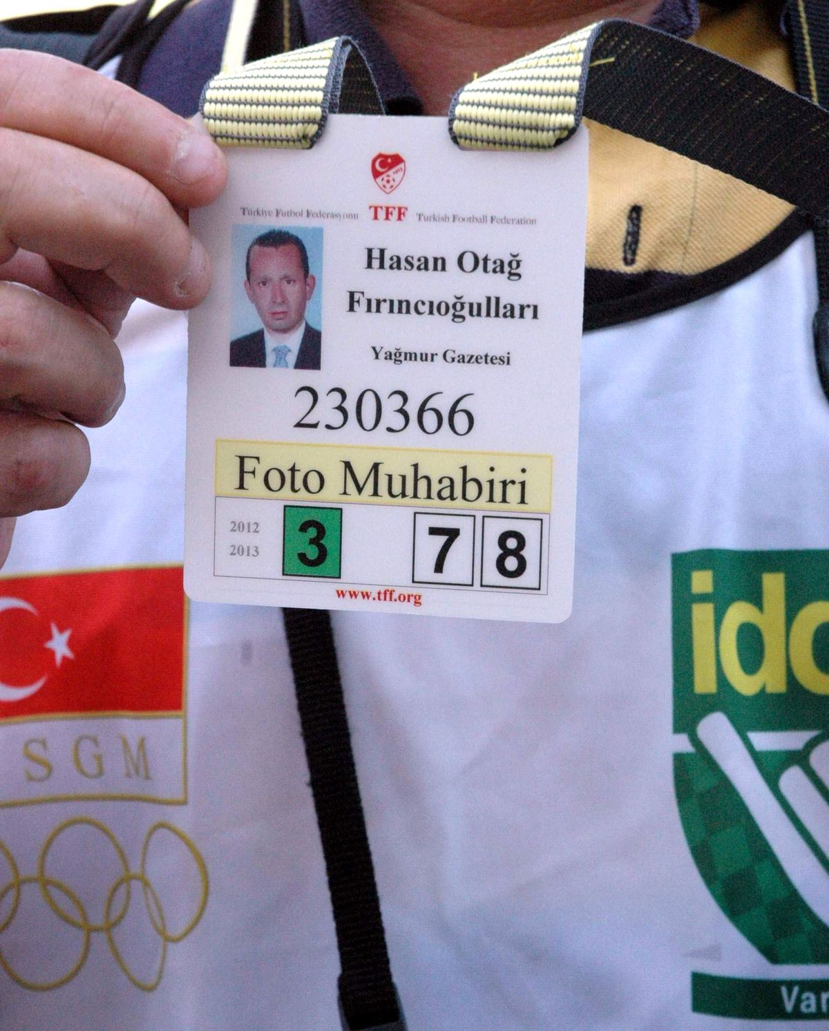 Tff\'nin Akredite Kartında Hata