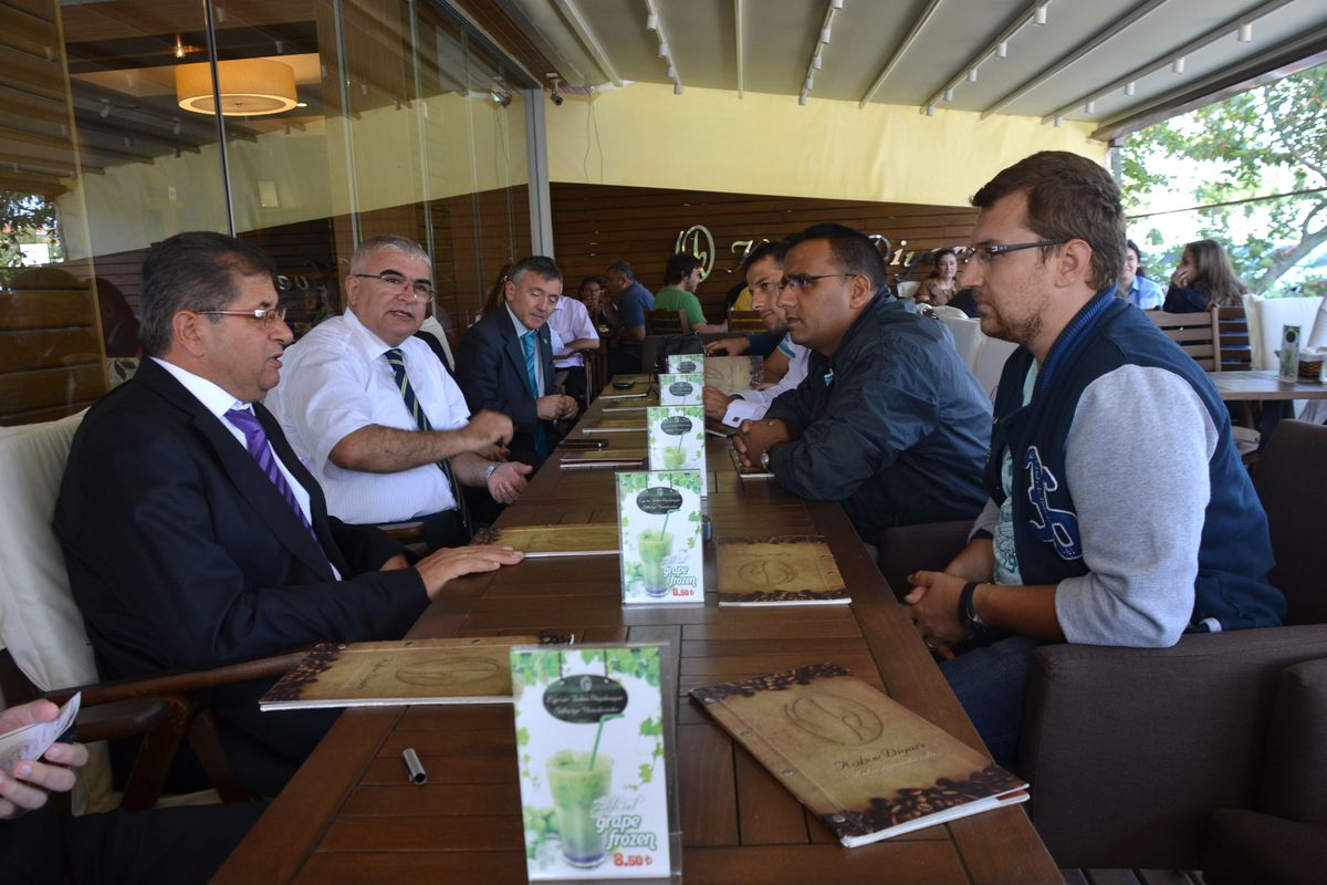 Kaymakam Doğan ve Başkan Baysan Basın Mensupları ile Bir Araya Geldi