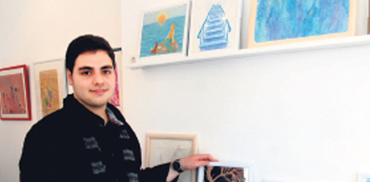 Kürşat Kaan Aksoy İlk Resim Sergisini Açtı