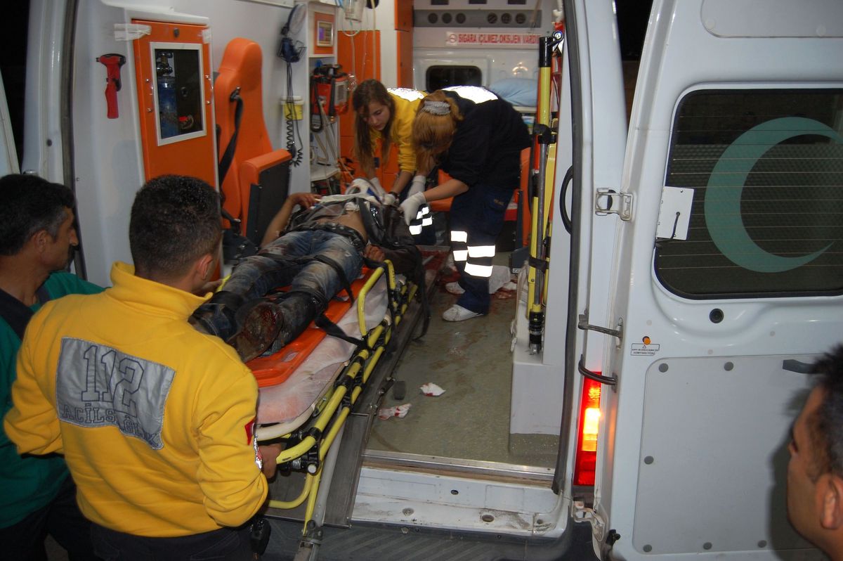 Kürtün\'de Trafik Kazası: 1 Yaralı