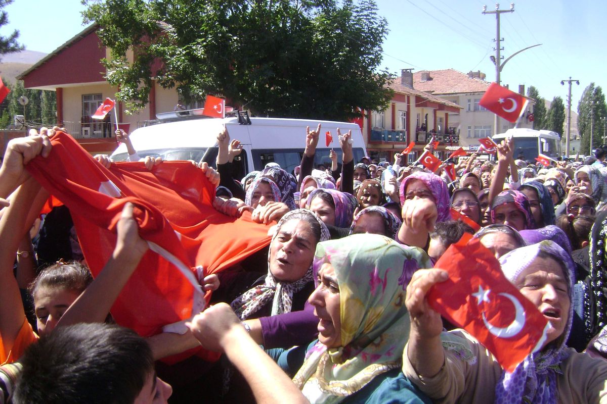 Malatya Şehidini Uğurladı