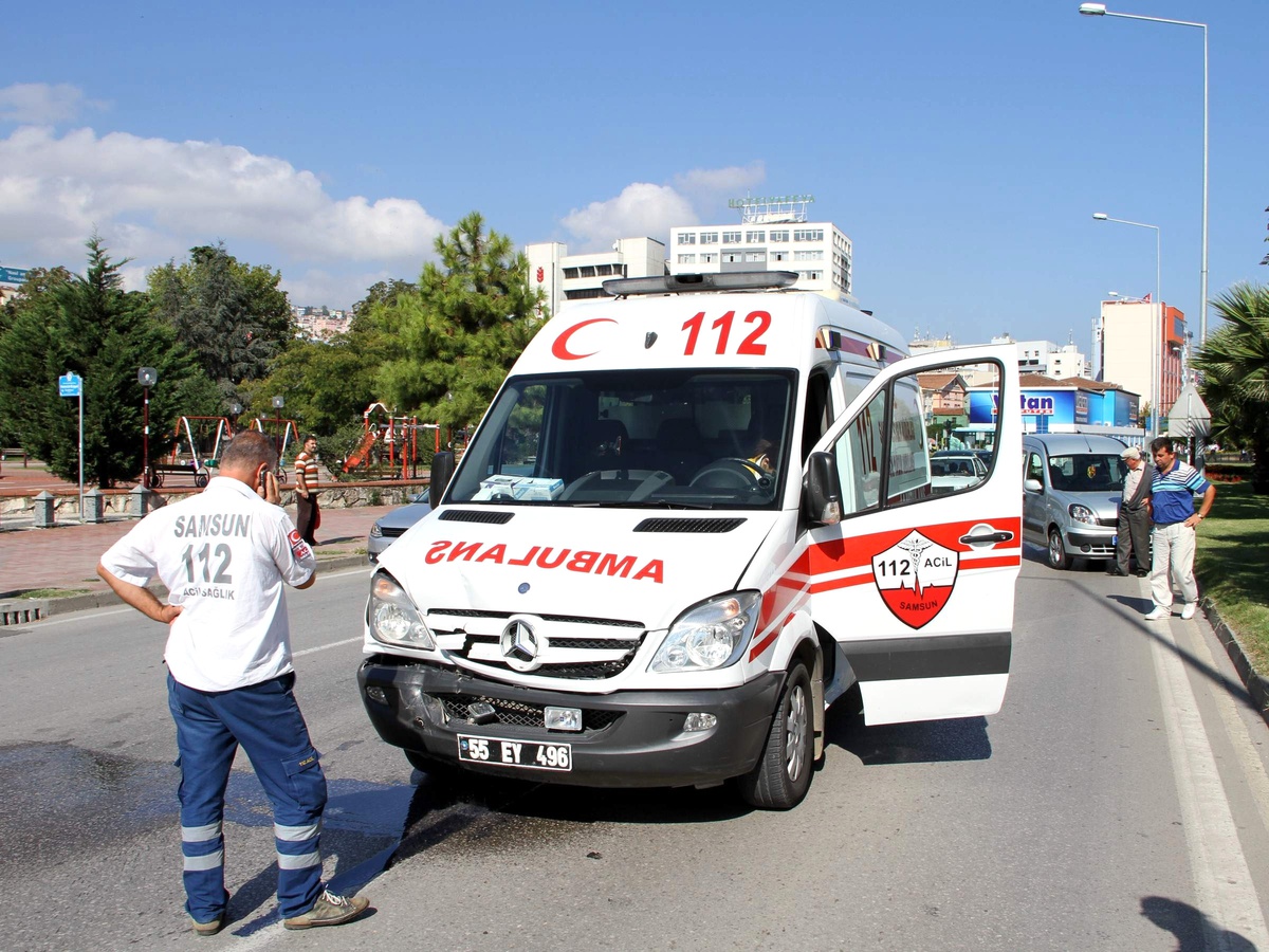 Samsun\'da Zincirleme Trafik Kazası