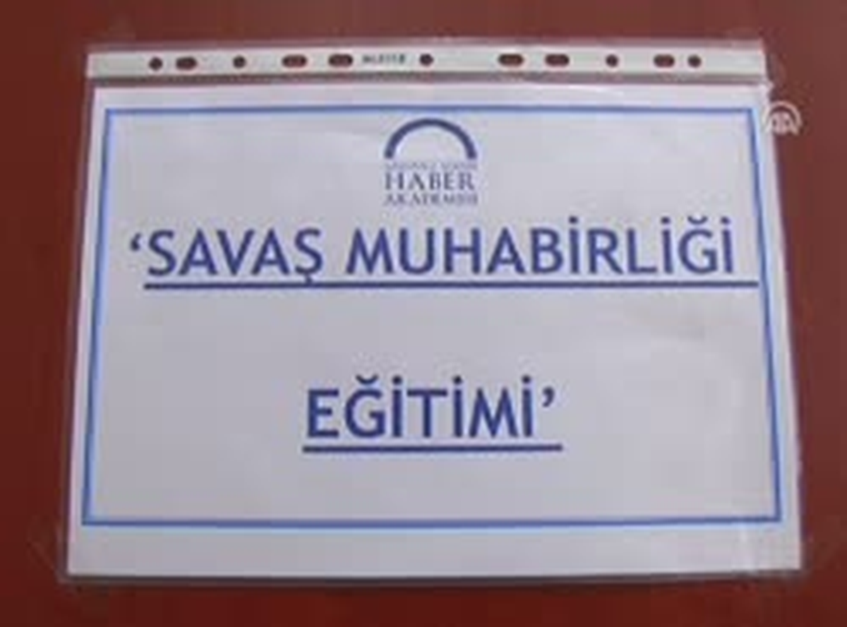 Savaş Muhabirliği Eğitimi Başladı