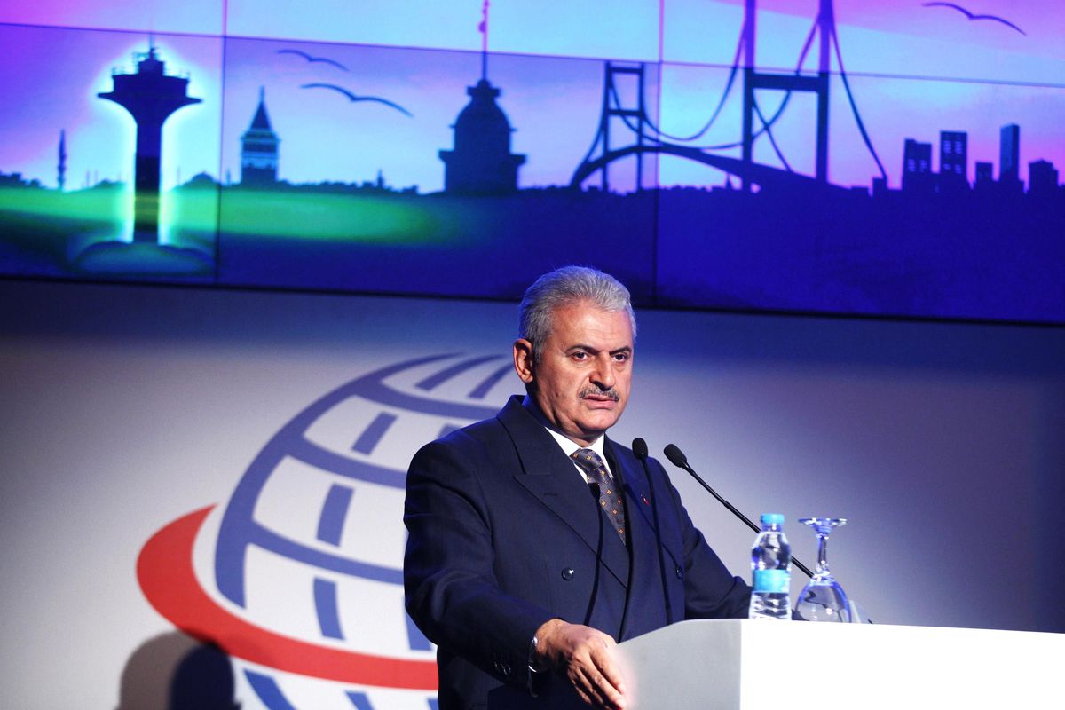 Ulaştırma, Denizcilik ve Haberleşme Bakanı Binali Yıldırım, İzmir Narlıdere İlhan Onat İlköğretim...