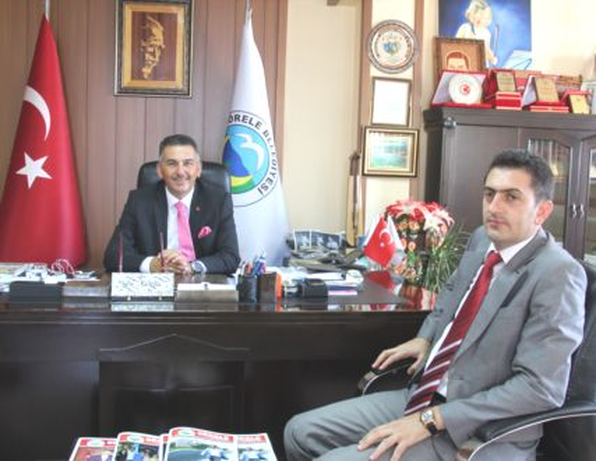 Görele Cumhuriyet Savcısı Yağız\'dan, Başkan Melikoğlu\'na Ziyaret