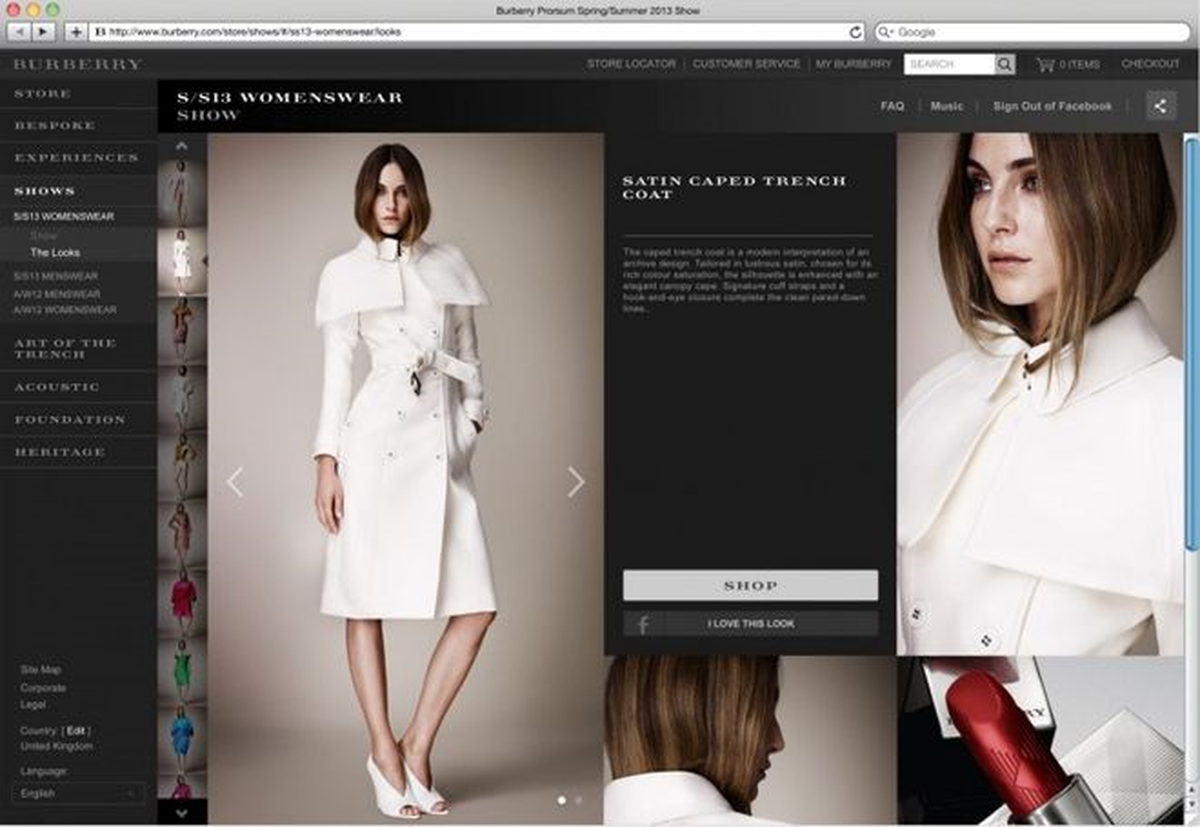 Londra Moda Haftası\'nda Burberry\'den Işıltılı İlkbahar/yaz Koleksiyonu