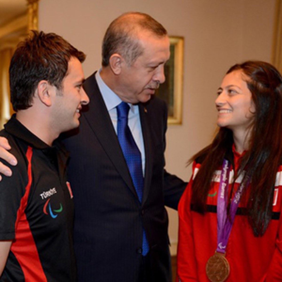 Başbakan, Madalya Kazanan Sporcuları Kabul Etti