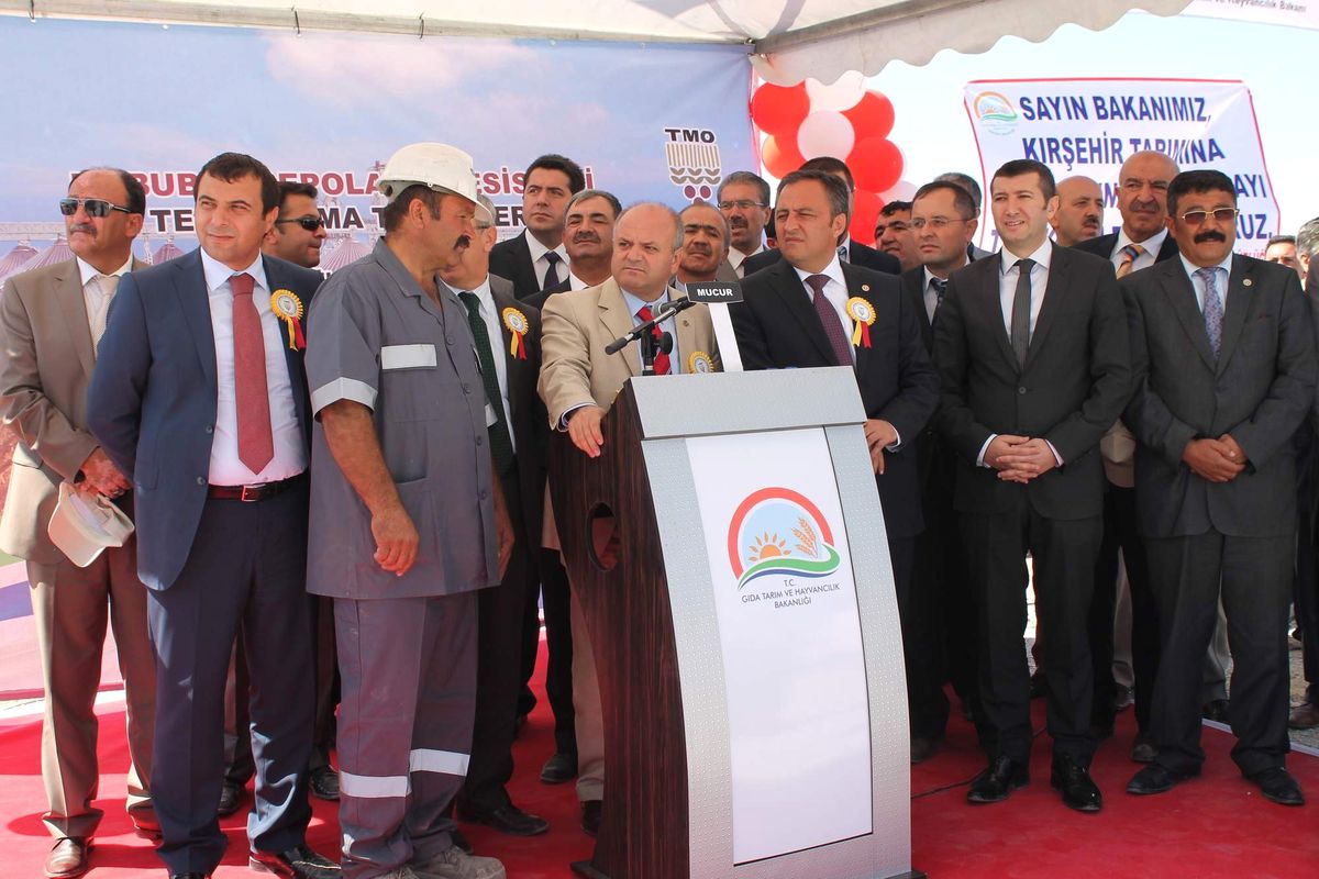 Kırşehir Hububat Depolama Tesisi Temel Atma Töreni Yapıldı