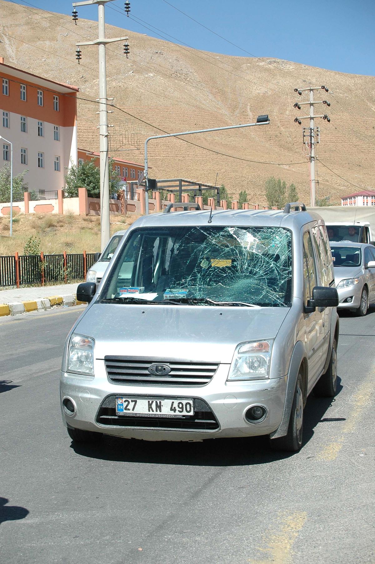 Bitlis Devlet Hastanesi Önünde Trafik Kazası