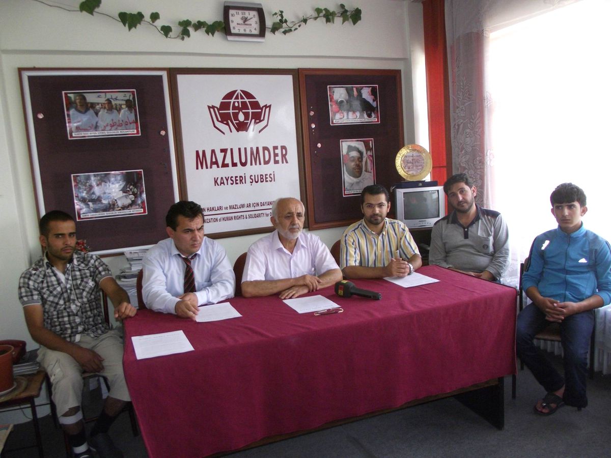 Mazlumder Kayseri Şubesi Başkan Vekili Ahmet Taş Açıklaması