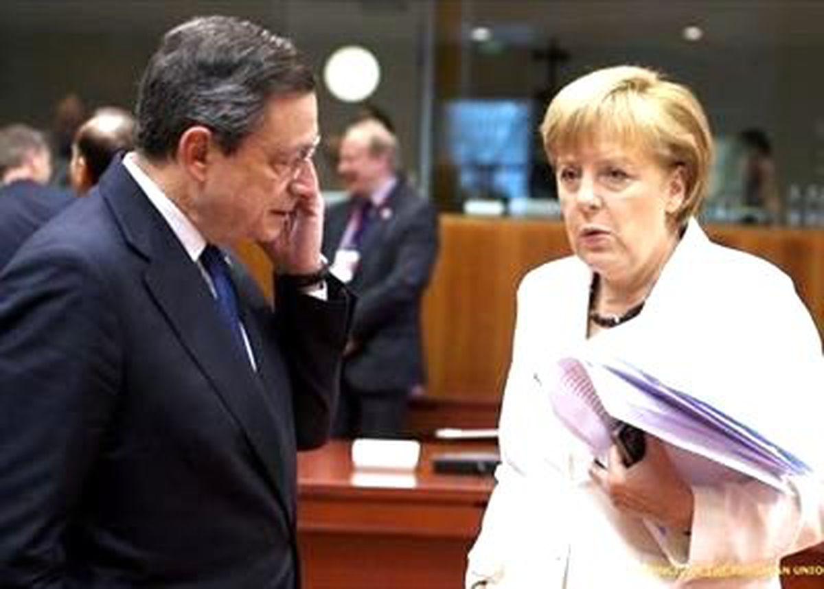 Merkel Draghi ile Görüşecek