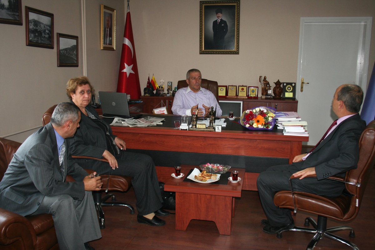 Meslek Eğitim Merkezi\'nden, ESO Başkanı Coşkun\'a Ziyaret