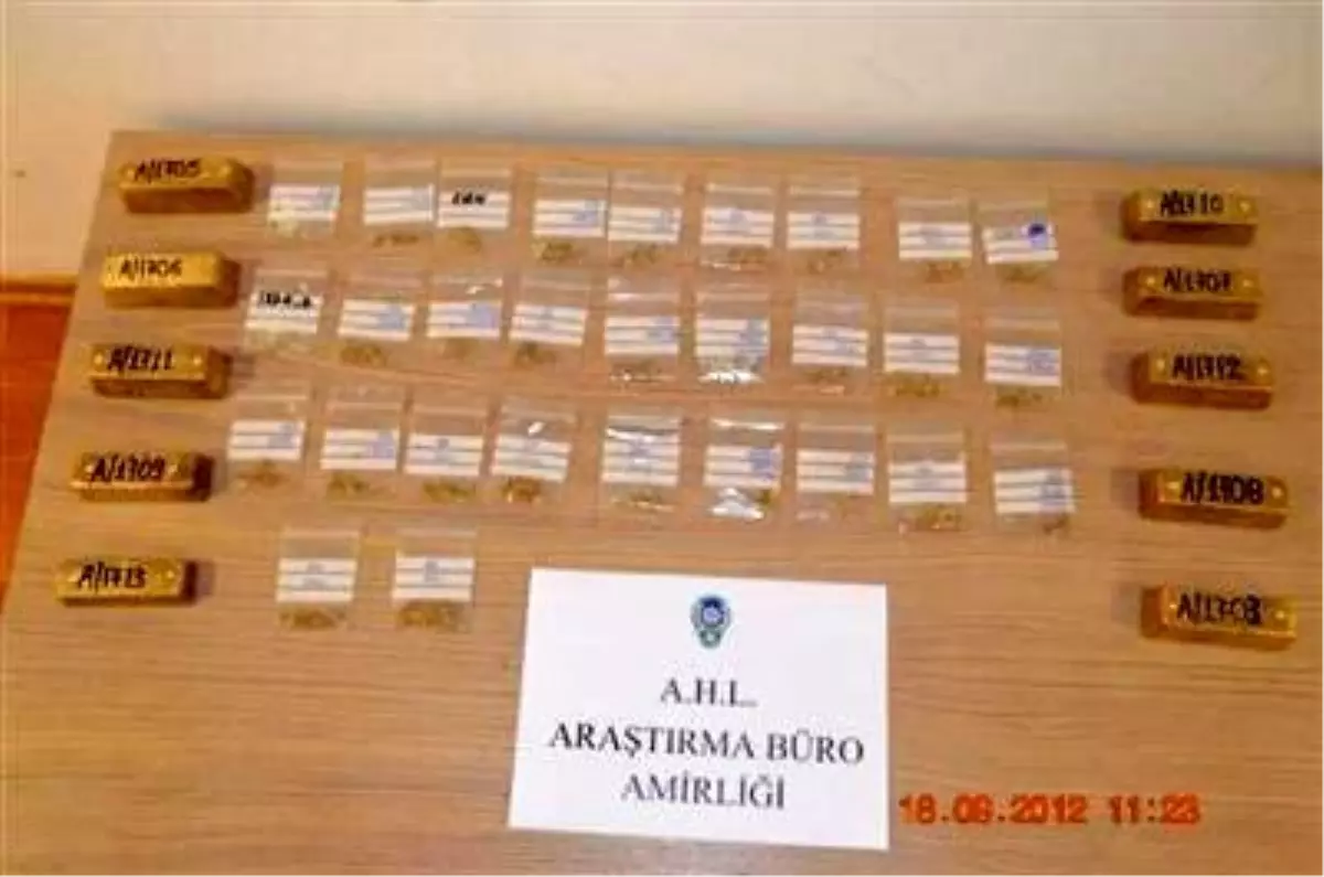1 Haftada 40 Kilo Altın Ele Geçirildi