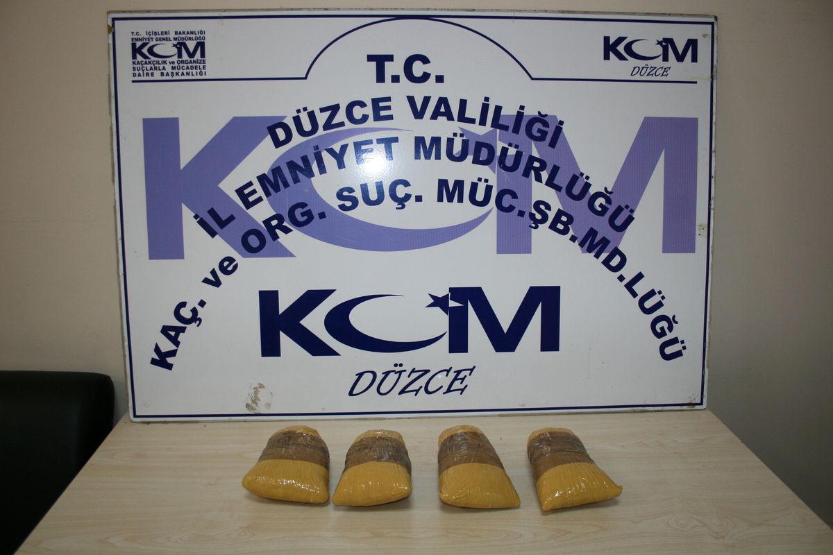 Düzce\'de Uyuşturucu Operasyonu