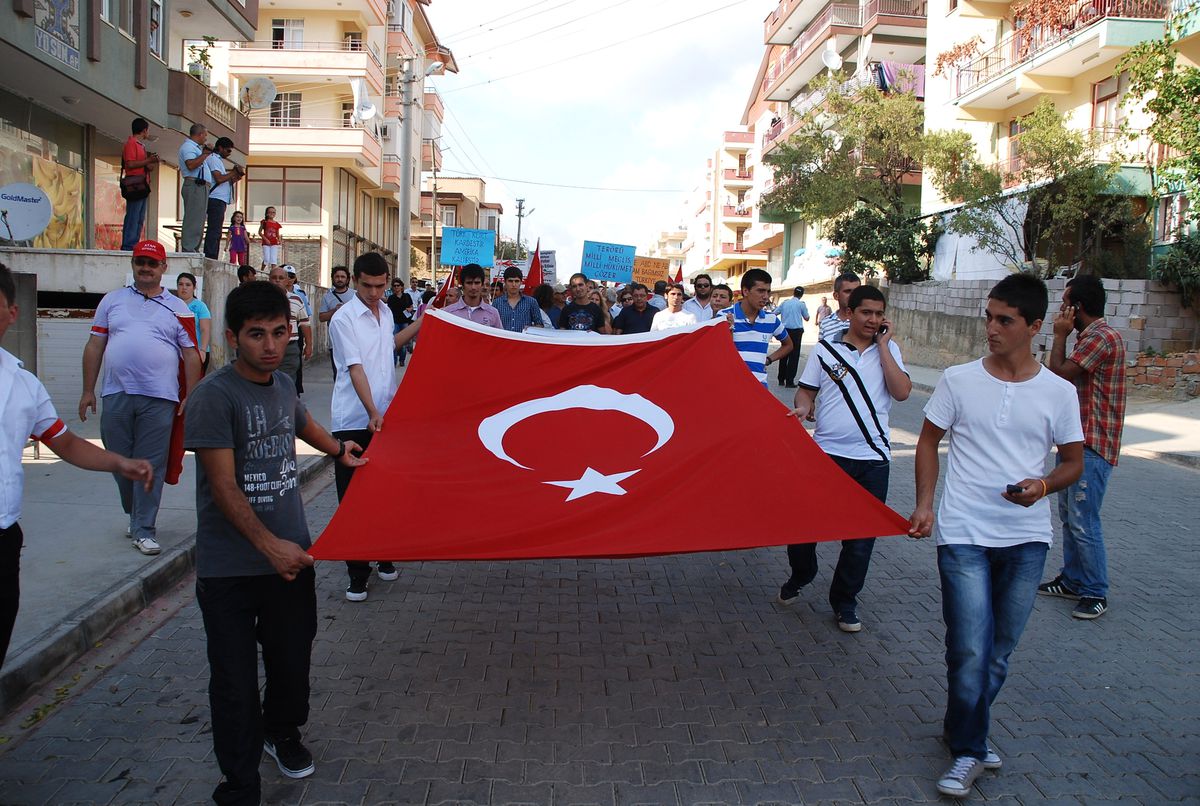 Gazipaşa\'da Teröre Lanet Yürüyüşü