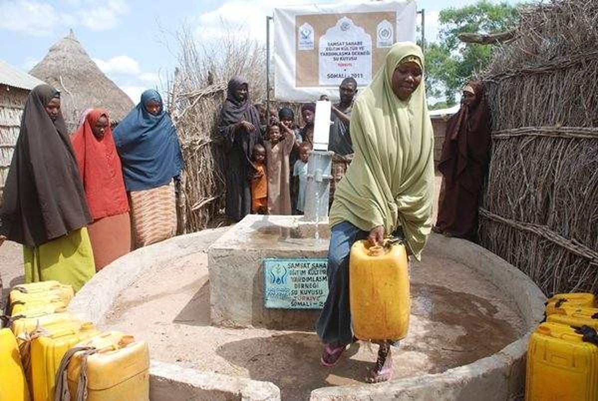 Samsatlılar Afrika\'da Su Kuyusu Yaptırdı