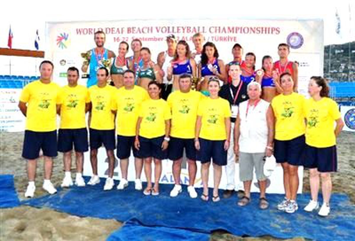 İşitme Engelliler Plaj Voleybolunda Ukrayna Şampiyon
