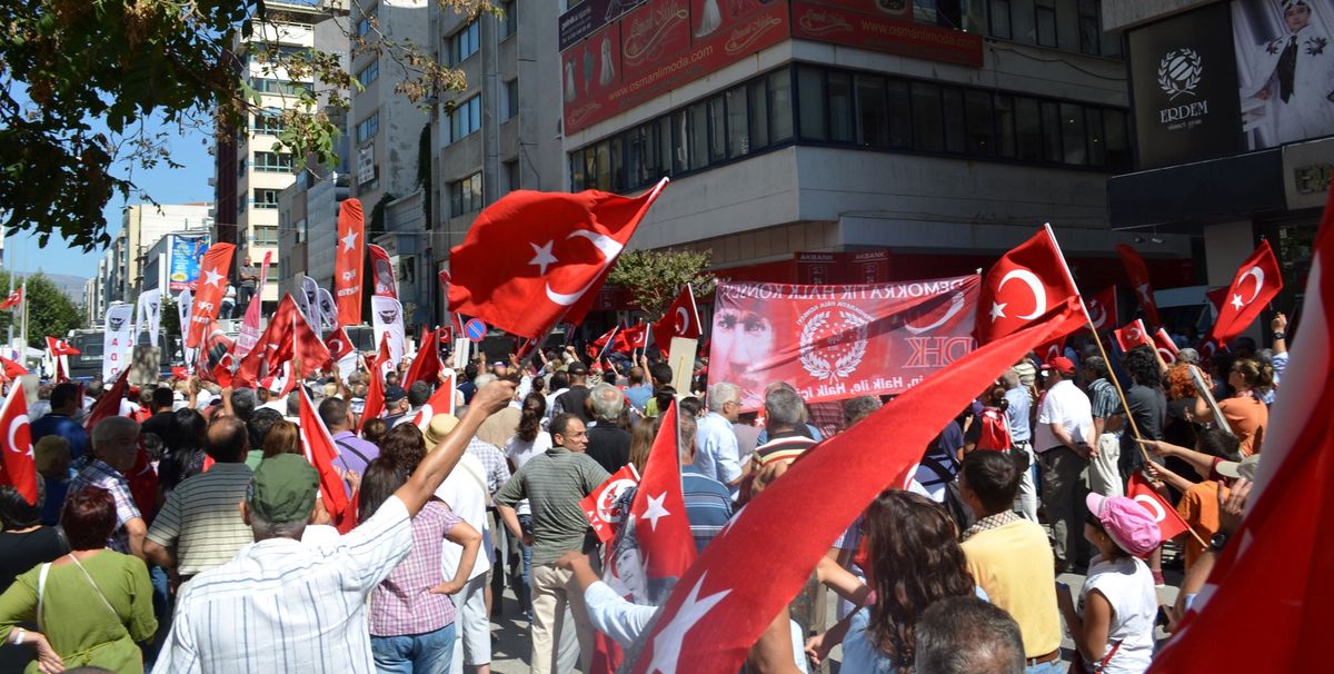 İzmir\'de Balyoz Eylemi